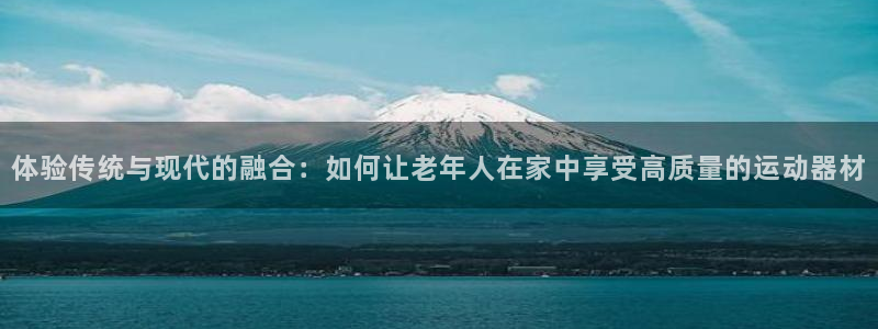 意昂4神州:体验传统与现代的融合:如何让老年人在家中享受高质