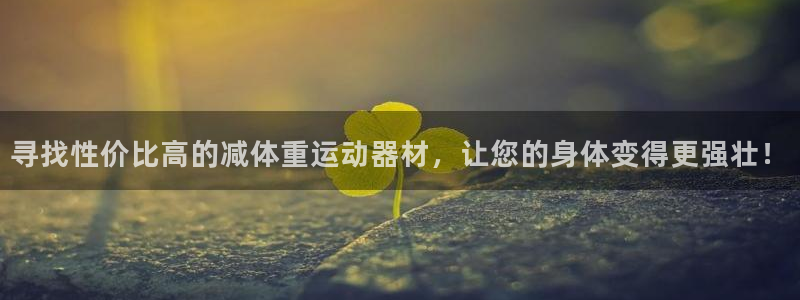 意昂体育4平台注册流程图：寻找性价比高的减体重运动器材，让您